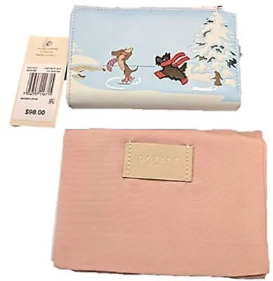 Radley London Bi-fold Wallet Winter Theme Ice Skating Leather Dog With Scarf • £67.63