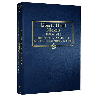 Liberty Head (V) Nickels Album: 1883-1912 - Whitman Classic Coin Album • $27.95