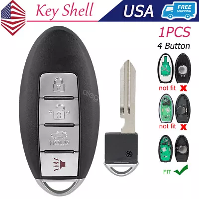 Replacement 4B Key Fob Shell Case For Infiniti G25 G35 G37 Q60 QX70 KR55WK48903 • $8.99