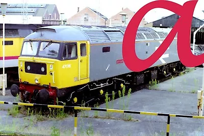 UK RAILWAYS 35mm COLOUR NEGATIVE: BRUSH 47016 At OLD OAK COMMON DEPOT 28-8-1994 • £2.49