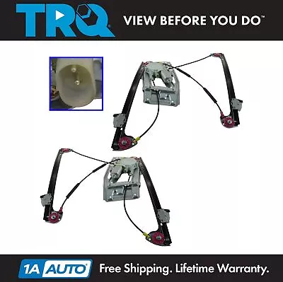 TRQ Power Window Regulator Front Driver & Passenger Pair For BMW 5 Series E39 • $124.95