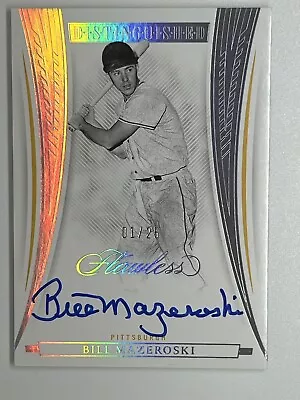 2023 Flawless Bill Mazeroski Distinguished Autographs Sapphire /25 • $34.99