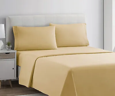 1800 Series 4 Piece Bed Sheet Set Hotel Luxury Ultra Soft Deep Pocket Sheets Set • $29.99