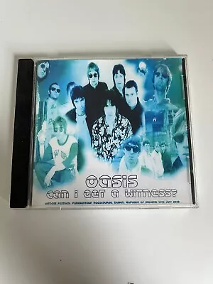 Oasis Can I Get A Witness Live At Witness Festival 2002 Live CD • £6.99