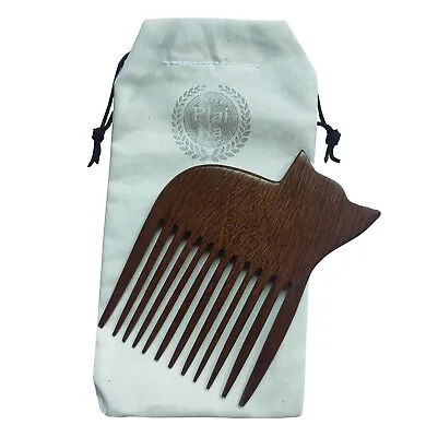 $12.97 • Buy Plai Na Cat Shaped Comb Pick/Wooden Afro Pick For Women