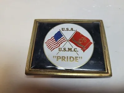 US Marine Corps Pride  Metal Belt Buckle / R3 D24 • $11.04