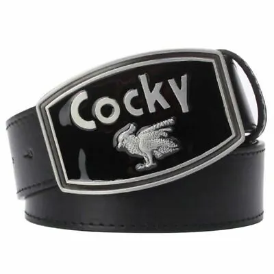 $30.33 • Buy Cocky Bird Buckle Belts Western Style Leather Belt Men Fashion Accessories 1pc S