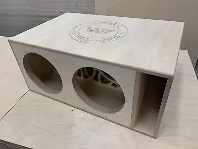 Dual JL Audio 13W7 Custom Ported Box 13.5 W7 13W7AE Enclosure Baltic Birch • $1300