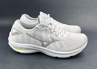 Mizuno Wave Rider 25 Wavekint Women's Running Shoes Jogging Sports White Sz 8 • $49