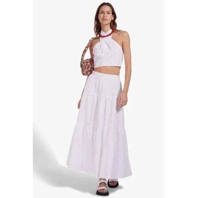 $180 • Buy STAUD SEA SKIRT WHITE SIZE 2 New With Tags