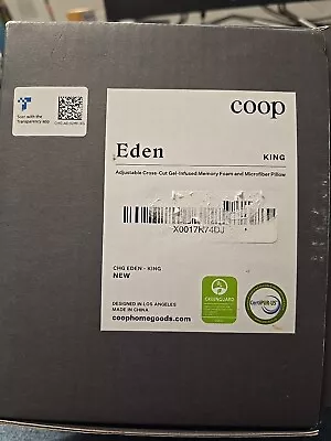 Coop Home Goods EDEN King Size Microfiber Memory Foam Pillow  • $65