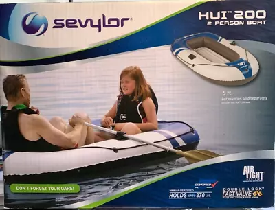 Sevylor HUI 200 2 Person Inflatable 6 FT Boat - Brand New! • $26.95