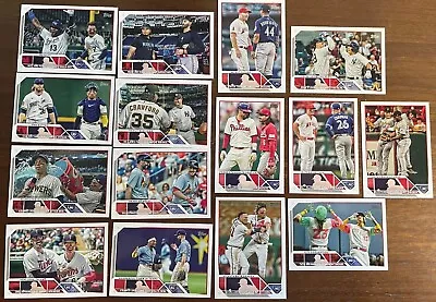 2023 Topps Update Series Baseball Base Team Sets ~ Pick Your Team! • $1.24