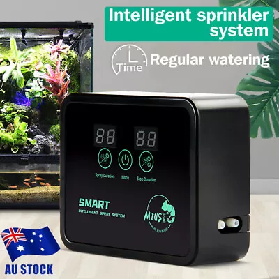 Intelligent Reptile Mist Spray Rainforest Fogger Humidifier Sprinkler Kit System • $56.20