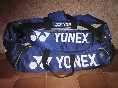 Yonex Vintage (Blue) Tennis/Gym Duffel Bag (Large 34 ) 4 Zippered Pockets • $89.99