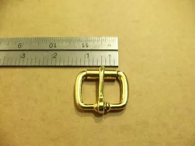 1  Solid Brass End Bar Roller Buckles (Pack Of 5) • $13.75