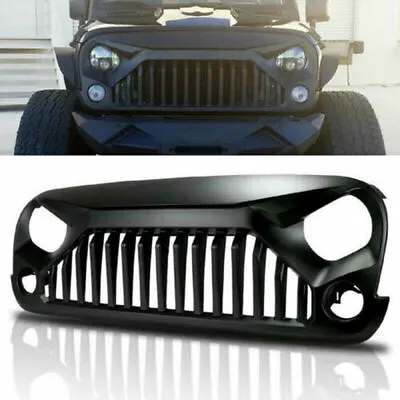 Gladiator Vader Front Grille For 2007-2018 JK Jeep Wrangler Rubicon Sahara Sport • $79.98