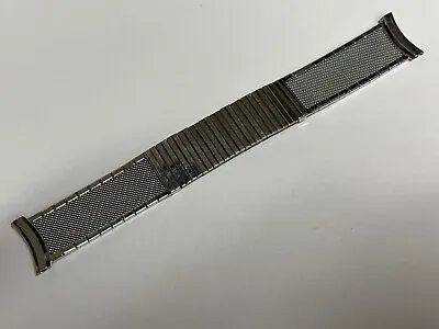 Kreisler White Gold-Filled Mesh 19mm Vintage Watch Band • $25