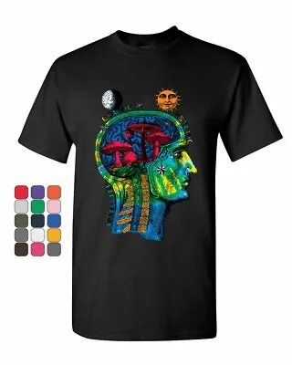 Cosmic Psychic Transcend T-Shirt Psychedelic Trippy Weird Space Mens Tee Shirt • $19.95