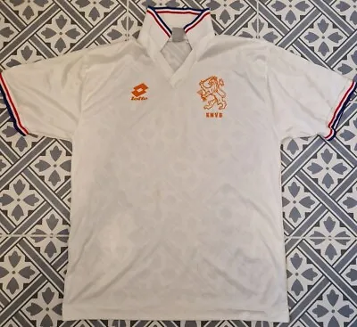 Original Lotto Holland Netherlands Away Football Shirt 1994/1995 Medium • £59.99