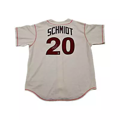 Mike Schmidt Phillies Autographed Signed Inscribed Majestic Cooperstown Jersey • $324.99