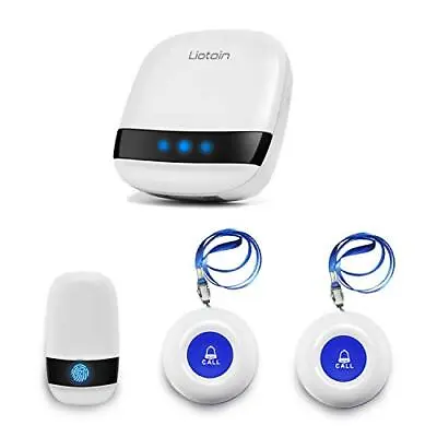 Wireless Caregiver Pager Elderly Alarm Call Button Personal Alarm Waterproof • £31.73