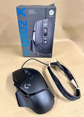 Logitech G502 X Wired Gaming Mouse - Black • £44.99