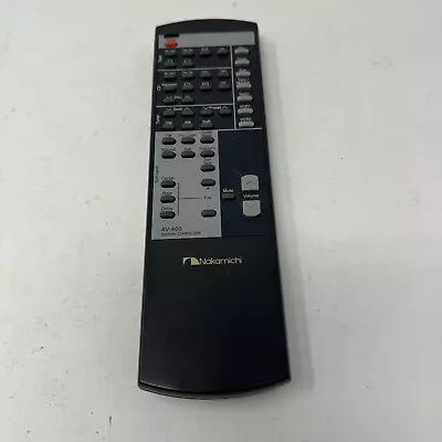 Genuine Remote For NAKAMICHI AV400 AV-400 • $59.95