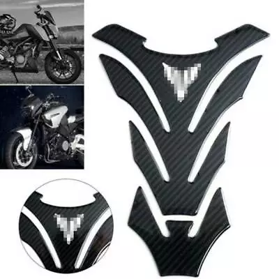 Carbon Universal Motorcycle Tank Pad Protector Decal Stickers Fit For Yamaha • $14.38