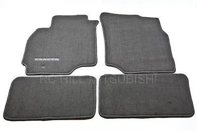 2004-2005 Genuine Mitsubishi Lancer Carpet Floor Mats Black Mz360257ex • $112.32