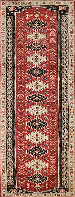 Geometric Yalameh Traditional Wool Art Rich Colors 3x10 Ft Runner Rug • $837.10