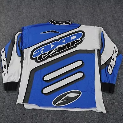 Vintage AXO Sport Comp Shirt Men XL Blue White VTG Jersey Motocross BMX 7713 • $49.95