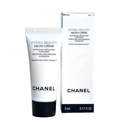 2x Chanel HYDRA BEAUTY MICRO CREAM 5mL NEW BOXED Creme Hydration Moisture • £18.60