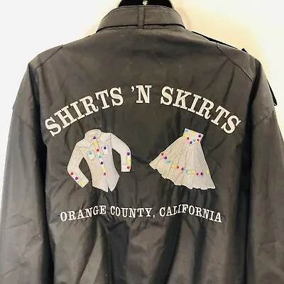 $25.85 • Buy Vintage Shirts N Skirts Square Dance Driving Jacket Orange County Cali Med Nancy