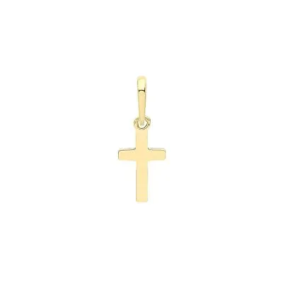 9ct Gold Plain Cross Pendant • £30.97