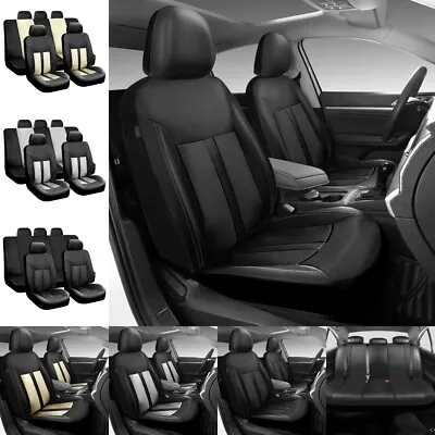 For Ford Mustang PU Leather Car Seat Covers 5-Seat Front Rear Protector Full Set • $39.90