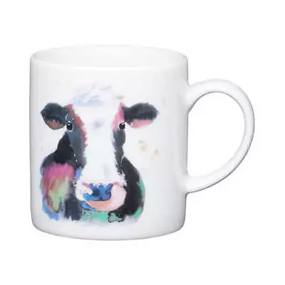 KitchenCraft Watercolour Cow Porcelain Espresso Mug • £7.94