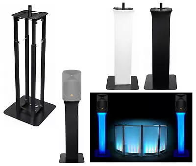 (1) Rockville Black Adjustable Totem Speaker Stand For Behringer B215D • $199.95