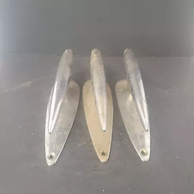 Vintage Chrome Plated Brass Boat Cleats-Set Of 3 • $174.99