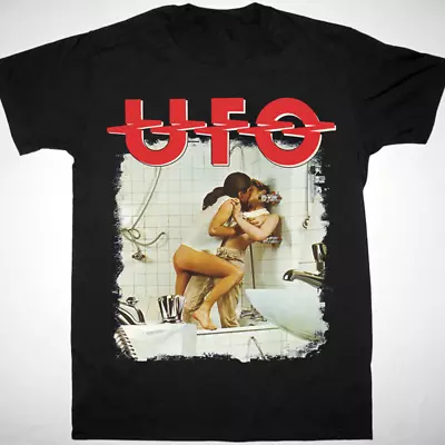 UFO Band HOT NEW Black T-shirt Short Sleeve All Sizes S-5Xl JJ3032 • $22.79