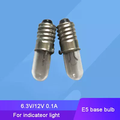 10pcs E5 1.5V 2.5V 6.3V 12V 24V Mini Bulb For Indicateor Light • $4.99