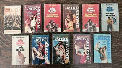 Brett Halliday MIKE SHAYNE 11 Vintage Paperbacks • $19.95