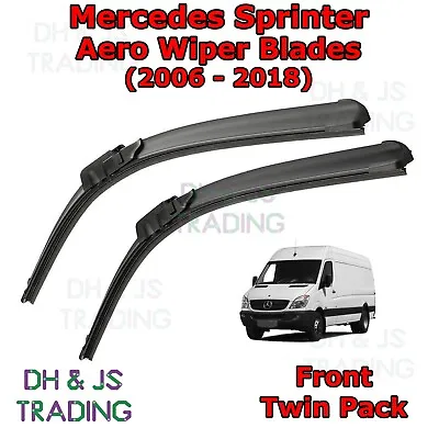 (06-18) Mercedes Benz Sprinter Aero Wiper Blades / Front Flat Wipers Merc Van • $18.88