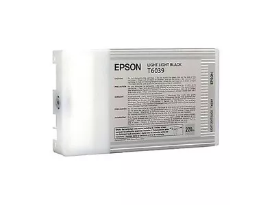 Epson T603900 Original Light Light Black Ink Cartridge - 220 ML • $123