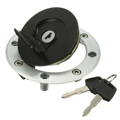Locking Door Gas Cap Tank Fuel Filler Cover 2 Keys For SUZUKI GSXR 600 750 1000 • $28.81