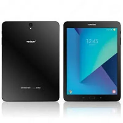 Samsung Galaxy Tab S3 9.7  4g Sm-t827v Verizon 32gb Black Excellent Condition • $96.46