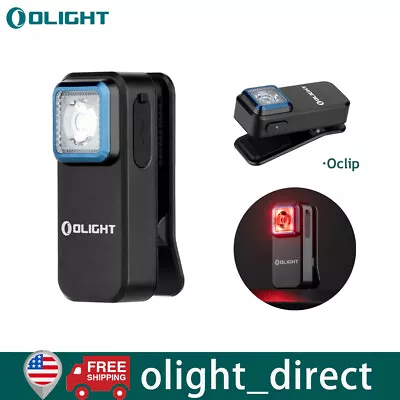 OLIGHT Oclip Rechargeable EDC Flashlight Dual Light Compact Pocket Clip Light • $29.99