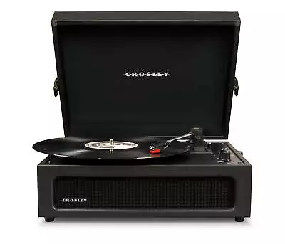 Crosley Voyager Black - Bluetooth Portable Turntable • $185.60