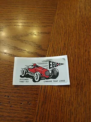 GENUINE  EELCO  FUEL TANK DECAL GASSER FIT MOON New Official Reproduction • $7.95