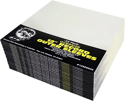 (500) 12  Record Outer Sleeves OVERSIZE - Heavy Duty - ARCHIVAL SOFT #12SE03OS • $105.99